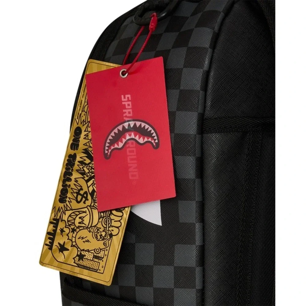 NEW Sprayground Naruto Madara Sharkmouth Backpack Black Red Anime Unisex